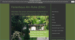 Desktop Screenshot of haus-ahr-ruhe.de