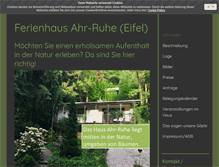 Tablet Screenshot of haus-ahr-ruhe.de